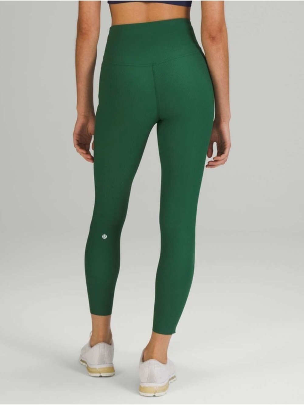 Lululemon Base Pace High-Rise Ribbed Tight 25" Everglade Green women’s size 4 SM